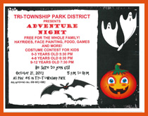 Enjoy Adventure Night at Tri-Township Park in Troy, Illinois - IL Enjoy Adventure Night at Tri-Township Park in Troy, Illinois - IL