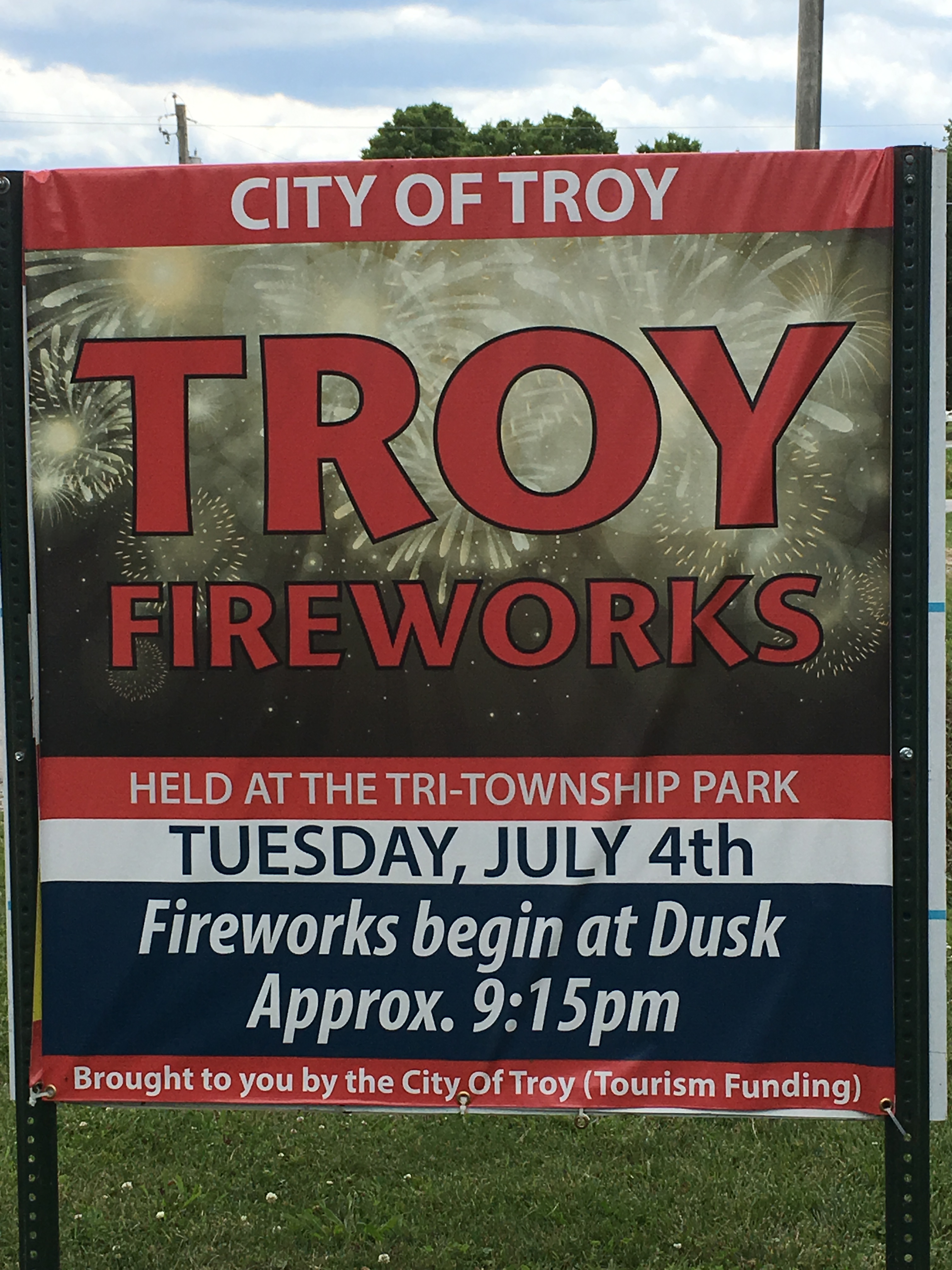 TriTownship Park EventsTroy Fireworks