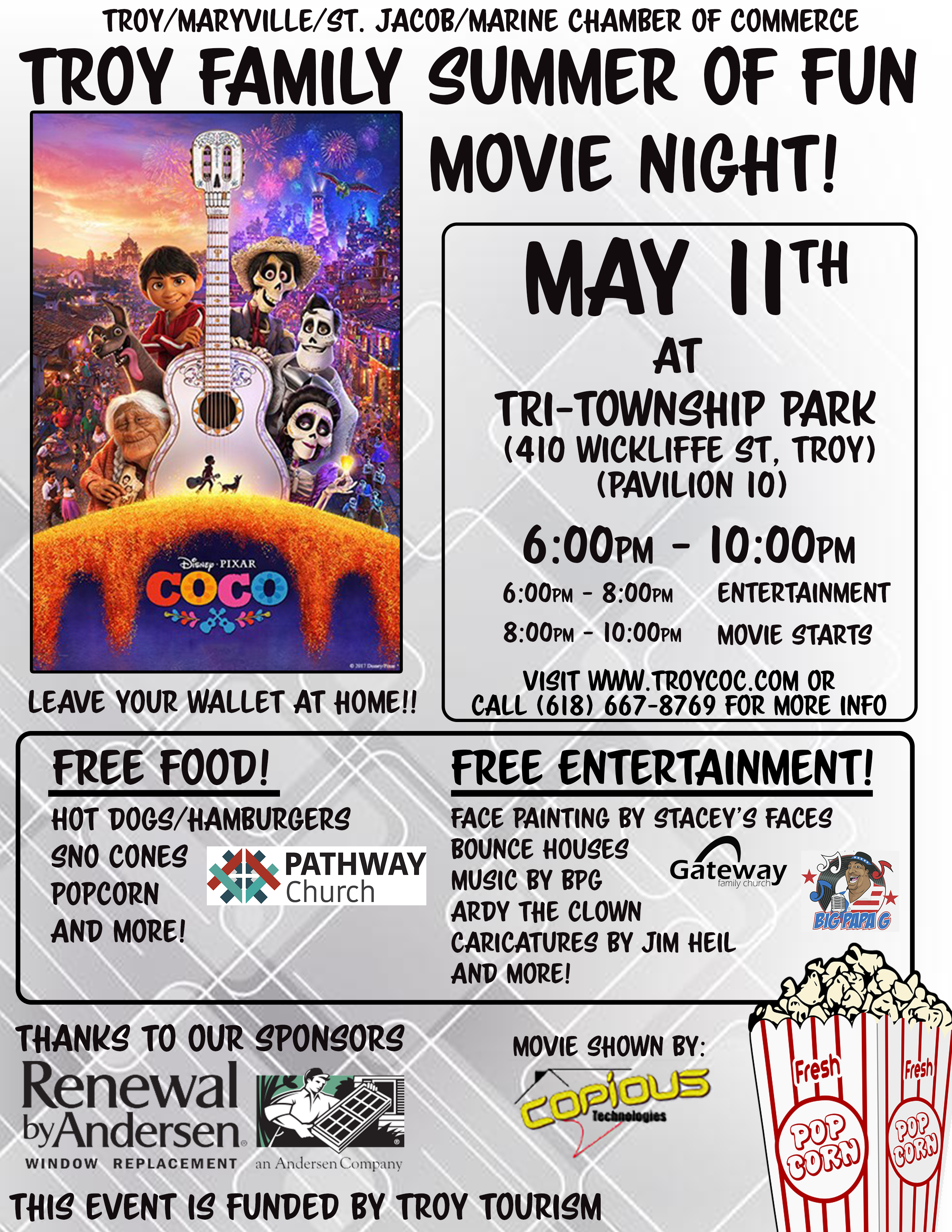 tri township park events movies in the park the flyer