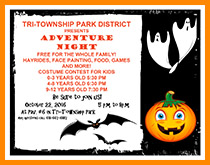 Enjoy Adventure Night at Tri-Township Park in Troy, Illinois - IL Enjoy Adventure Night at Tri-Township Park in Troy, Illinois - IL