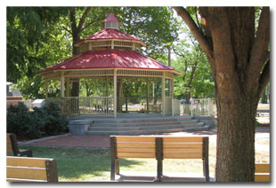 Tri-Township Gazebo Perfect for Outdoor Weddings & Entertainment Productions at Tri-Township Park in Troy, Illinois - Il