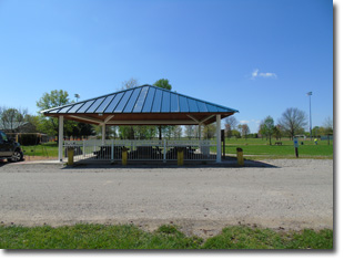 Pavilion #8 at Tri Township Park in Troy, Illinois Available for Rental for Large Groups in Illinois