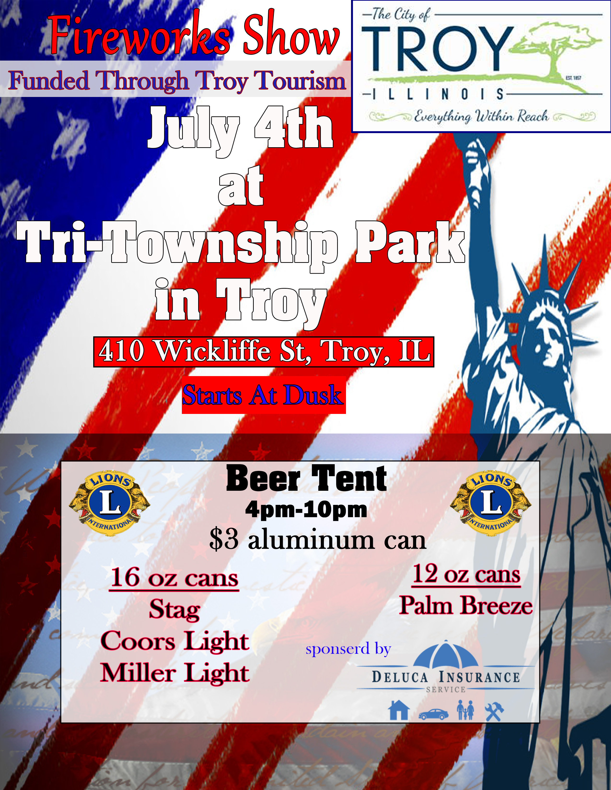 TriTownship Park EventsTroy Fireworks