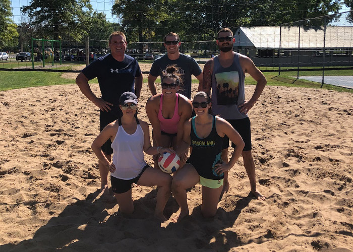 Just the Tip Sand Volleyball Team at Tritownship Park