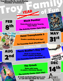 2019 Troy Family YEAR of Fun Movie Nights