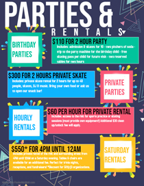 Tri-Township Park Activity Center Birthday Party Information