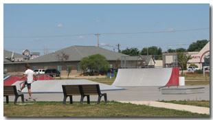  The Skate Park at Tri-Township Park in Troy, Illinois - IL