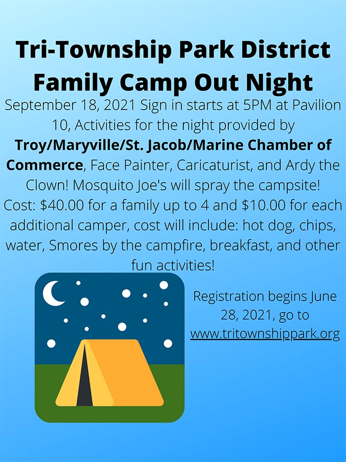 Tri-Township Park District Family Camp Out Night