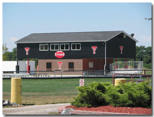 Troy Titants Football Holds Practice at Tri Township Park in Troy, Illinois